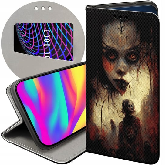 Etui Do Sony Xperia Xa2 Wzory Halloween Zombie Dynie Czaszki Czarownice Sony