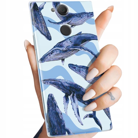 ETUI DO SONY XPERIA XA2 WZORY MORZE FALE WODA AQUA OBUDOWA POKROWIEC CASE Sony