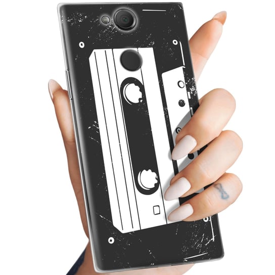 Etui Do Sony Xperia Xa2 Wzory Retro Old School Muzyka Gry Obudowa Pokrowiec Sony