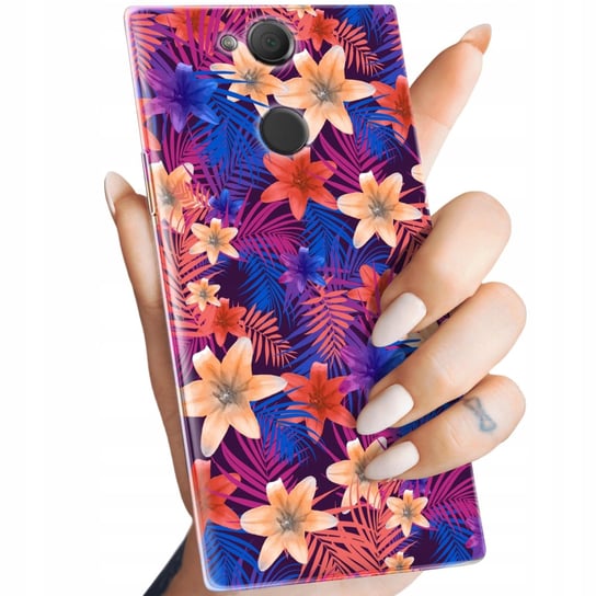 ETUI DO SONY XPERIA XA2 WZORY TROPIC TROPIKALNE TROPIKI EGZOTYKA OBUDOWA Sony