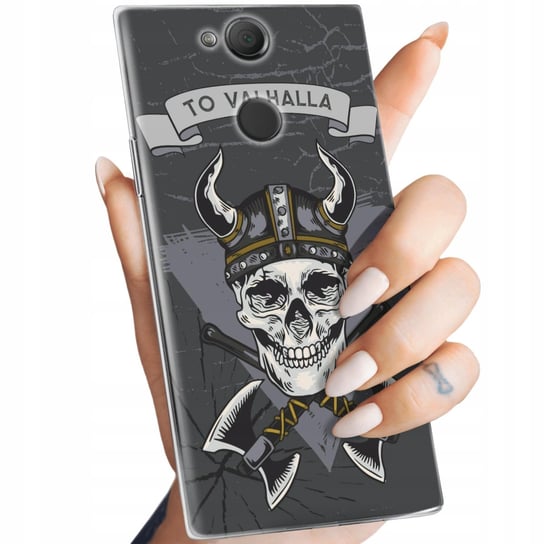 ETUI DO SONY XPERIA XA2 WZORY WIKINGOWIE VIKING RUNY ODYN OBUDOWA POKROWIEC Sony