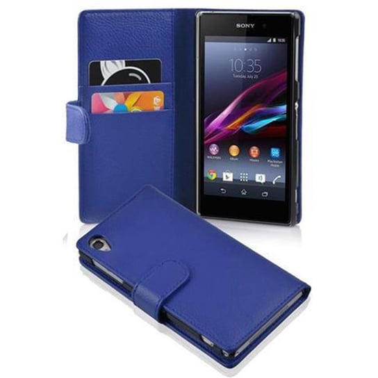 Etui Do Sony Xperia Z1 w KRÓLEWSKI NIEBIESKI Pokrowiec Portfel Case Cover Obudowa Cadorabo Cadorabo