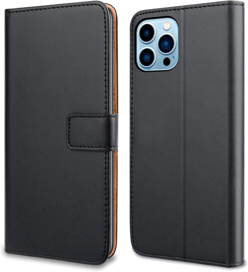 ETUI DO TELEFONU IPHONE 13 PRO MAX CZARNA SKÓRA Amazon