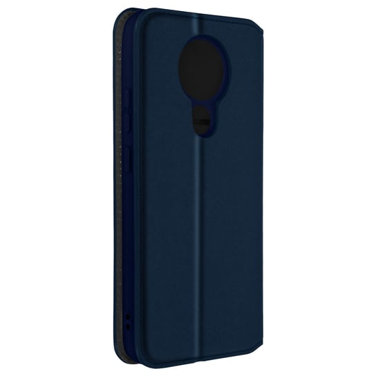 Etui do telefonu Nokia 5.4 z funkcją portfela z klapką Obsługa wideo — ciemnoniebieskie Avizar