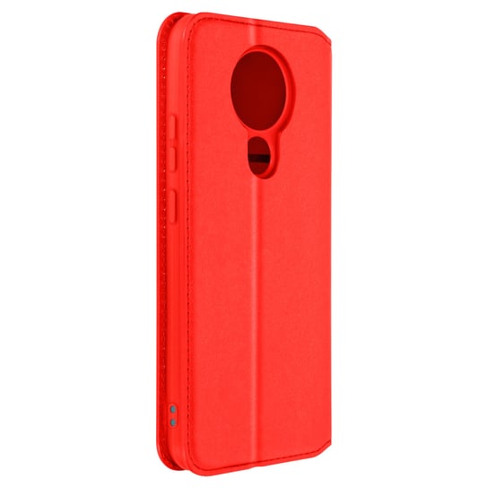 Etui do telefonu Nokia 5.4 z funkcją portfela z klapką Obsługa wideo — czerwone Avizar