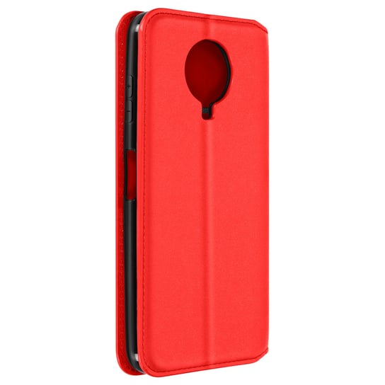 Etui do telefonu Nokia G10 i G20 z funkcją portfela z klapką Obsługa wideo - czerwone Avizar