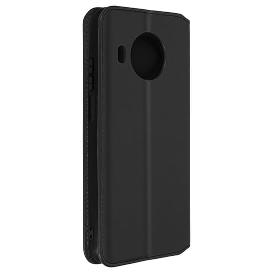 Etui do telefonu Nokia X10 i X20 z funkcją portfela z klapką Obsługa wideo — czarne Avizar