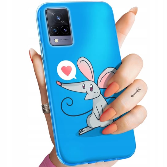 Etui Do Vivo 21 5G Wzory Myszka Mouse Mini Obudowa Pokrowiec Case Vivo