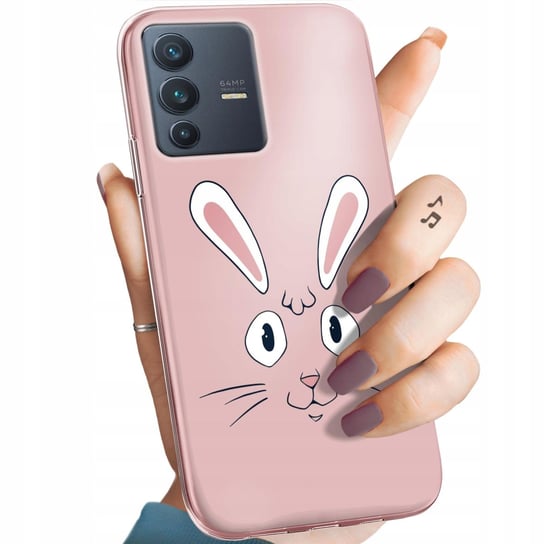 Etui Do Vivo V23 Wzory Królik Zając Bunny Obudowa Pokrowiec Case Vivo