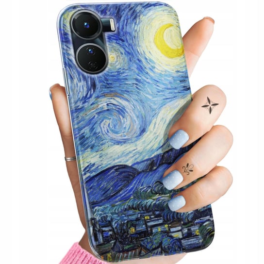 Etui Do Vivo Y16 Wzory Vincent Van Gogh Van Gogh Gwieździsta Noc Malarstwo Vivo