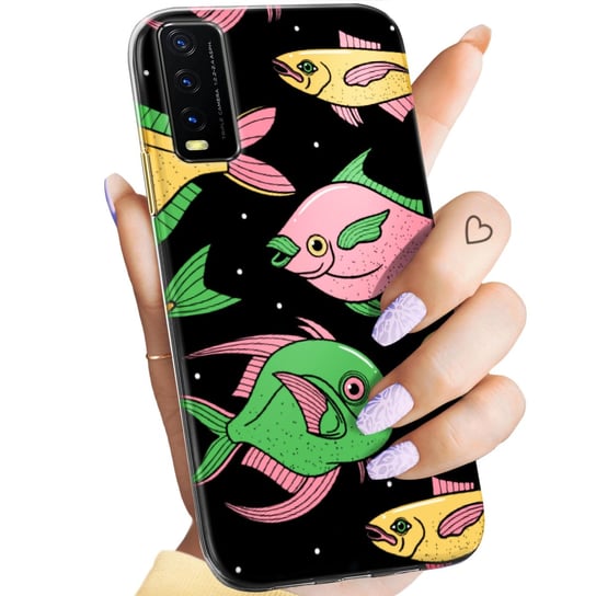 ETUI DO VIVO Y20S / Y11S WZORY RYBY RYBKI FISH OBUDOWA POKROWIEC CASE Vivo