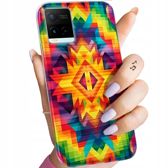 ETUI DO VIVO Y21S WZORY AZTECKIE AZTEC AZTECY OBUDOWA POKROWIEC CASE Vivo