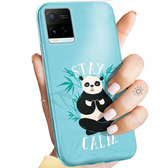 Etui Do Vivo Y21S Wzory Panda Bambus Pandy Obudowa Pokrowiec Case Vivo