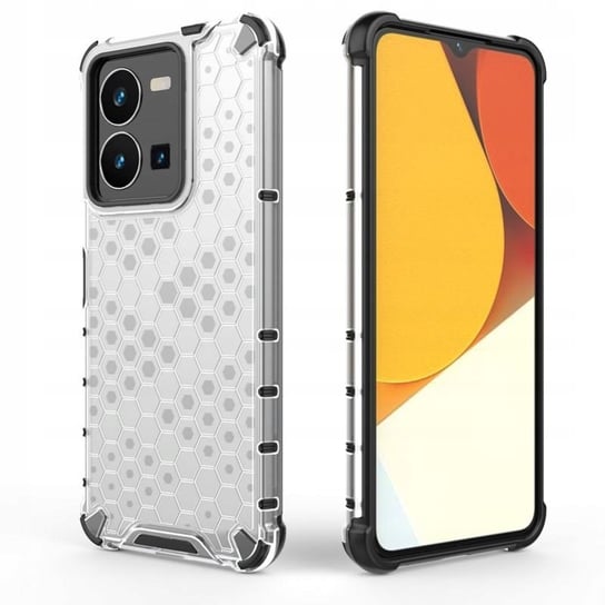 Etui Do Vivo Y35 / Y22 / Y22S 4G Pancerne Honeycomb Bezbarwne Obudowa Futerał Case Pokrowiec GSM-HURT