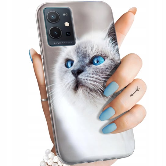 Etui Do Vivo Y55 5G Wzory Animals Zdjęcia Zwierzęta Obudowa Pokrowiec Case Vivo