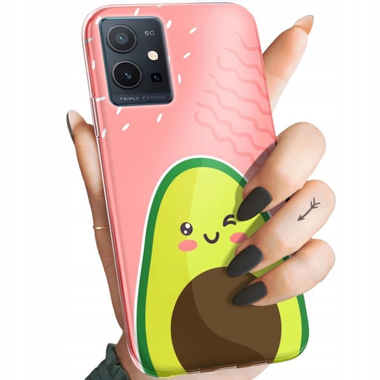 Etui Do Vivo Y55 5G Wzory Awokado Avocado Owoc Obudowa Pokrowiec Case Vivo