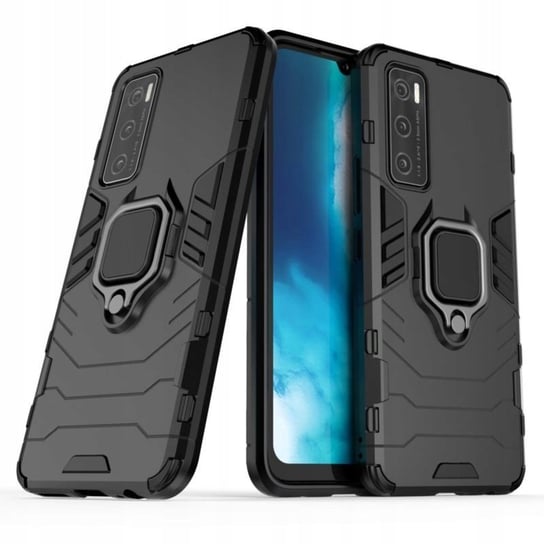 ETUI do Vivo Y70 V2023 5656522 POKROWIEC CASE PANCERNE RING ARMOR czarne GSM-HURT