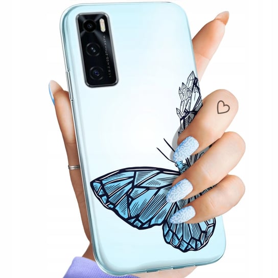 Etui Do Vivo Y70 Wzory Motyle Butterfly Barwne Obudowa Pokrowiec Case Vivo