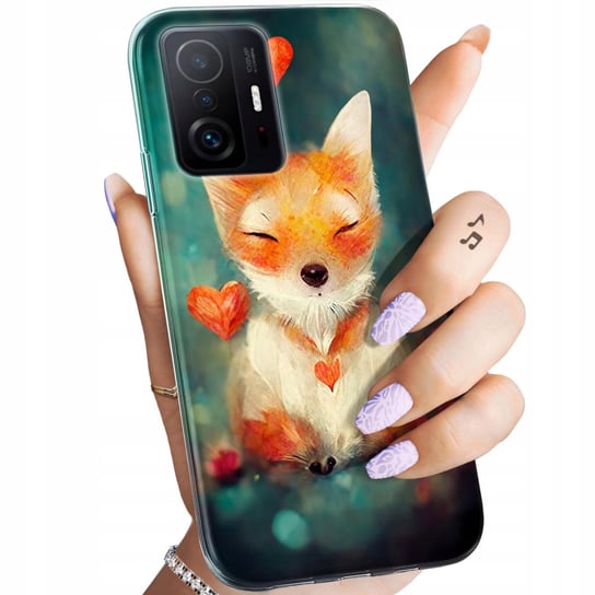 Etui Do Xiaomi 11T 5G / 11T Pro 5G Wzory Liski Lisy Fox Obudowa Pokrowiec Xiaomi