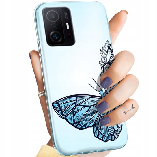 Etui Do Xiaomi 11T 5G / 11T Pro 5G Wzory Motyle Butterfly Barwne Obudowa Xiaomi