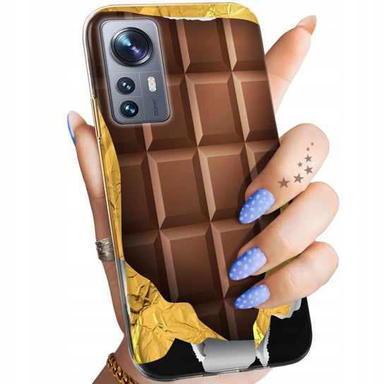 ETUI DO XIAOMI 12 5G / 12X 5G WZORY CZEKOLADA CHOCO SŁODYCZE OBUDOWA CASE Xiaomi