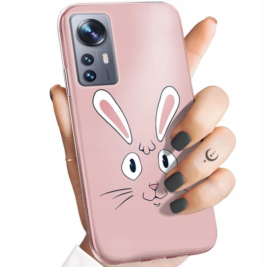 Etui Do Xiaomi 12 5G / 12X 5G Wzory Królik Zając Bunny Obudowa Pokrowiec Xiaomi