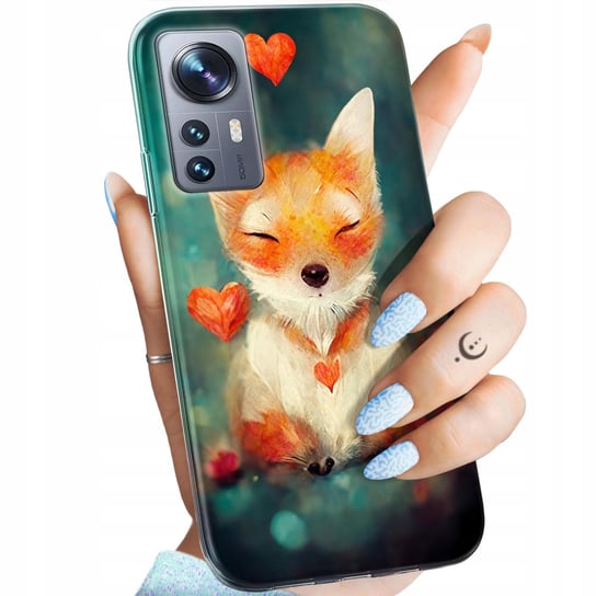 Etui Do Xiaomi 12 5G / 12X 5G Wzory Liski Lisy Fox Obudowa Pokrowiec Case Xiaomi