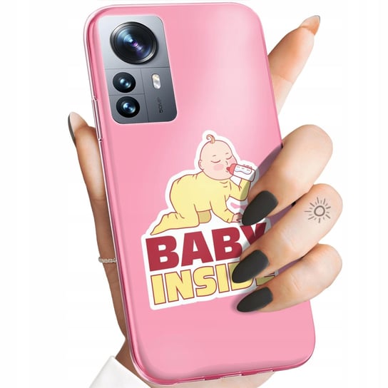 ETUI DO XIAOMI 12 PRO / 12S PRO WZORY CIĄŻOWE PREGNANT BABY SHOWER OBUDOWA Xiaomi