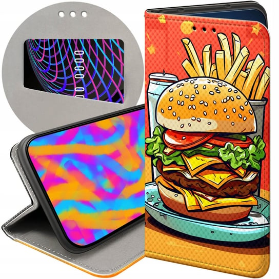 ETUI DO XIAOMI 12 PRO / 12S PRO WZORY HAMBURGER BURGERY FAST-FOOD JEDZENIE Xiaomi