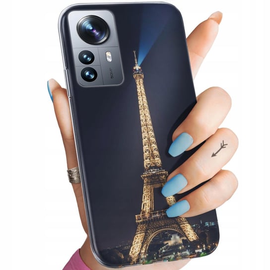 Etui Do Xiaomi 12 Pro / 12S Pro Wzory Paryż Francja Eiffel Obudowa Case Xiaomi