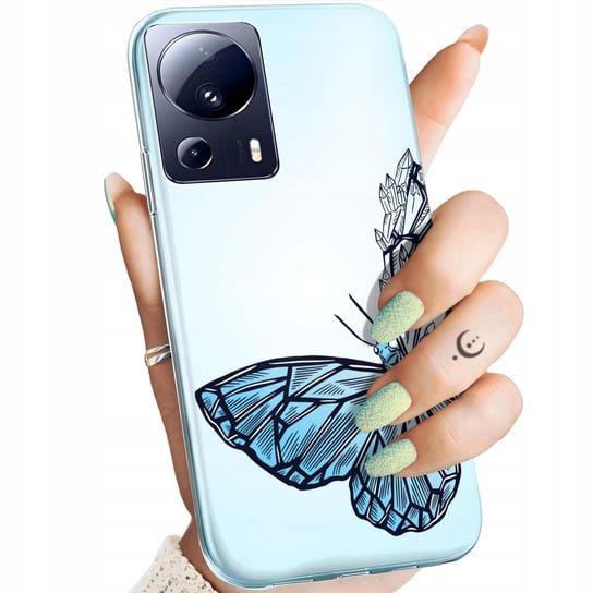 Etui Do Xiaomi 13 Lite / Civi 2 Wzory Motyle Butterfly Barwne Obudowa Case Xiaomi