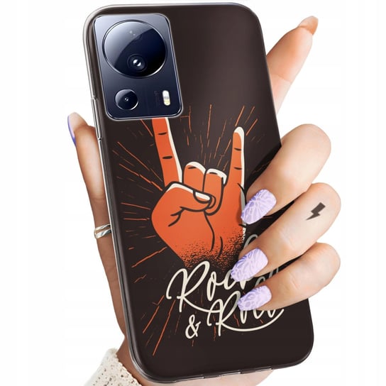 ETUI DO XIAOMI 13 LITE / CIVI 2 WZORY ROCKOWE ROCK ROCK AND ROLL GITARA Xiaomi