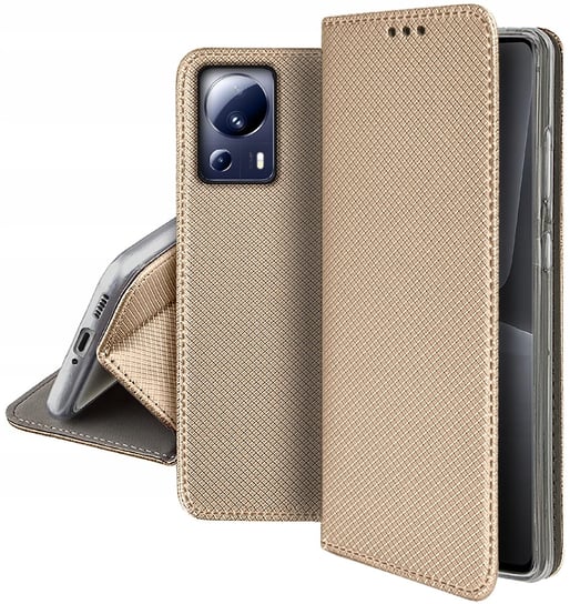 Etui do Xiaomi 13 Lite SMART MAGNET CASE + SZKŁO Krainagsm