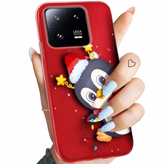 Etui Do Xiaomi 13 Pro Wzory Święta Christmas Mikołaj Pingwin Obudowa Case Xiaomi