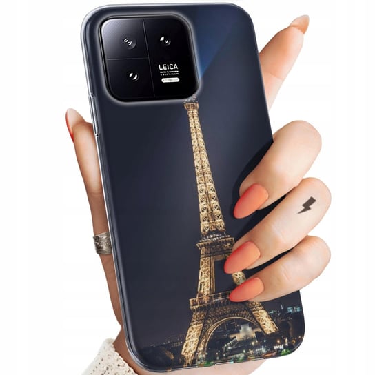 Etui Do Xiaomi 13 Wzory Paryż Francja Eiffel Obudowa Pokrowiec Case Xiaomi