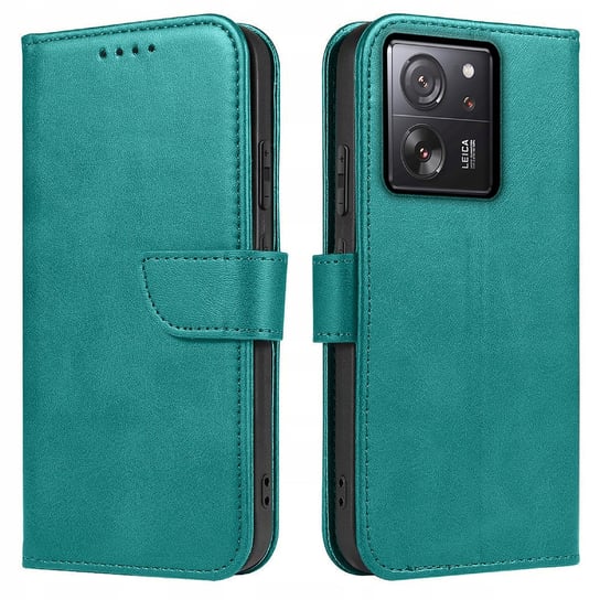 Etui Do Xiaomi 13T | 13T Pro Skórzane Skin Case + Szkło 9H Krainagsm