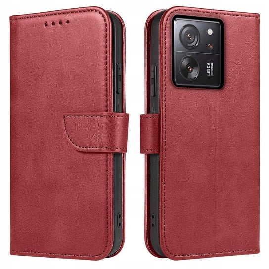 Etui Do Xiaomi 13T | 13T Pro Skórzane Skin Case + Szkło 9H Krainagsm