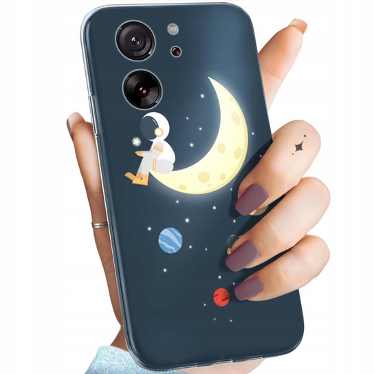 Etui Do Xiaomi 13T Wzory Księżyc Gwiazdy Kosmos Planety Obudowa Pokrowiec Xiaomi