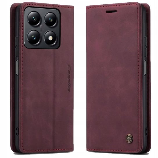 Etui do Xiaomi 14T Pro PORTFELOWE SKÓRZANE ZAMYKANE NA KLAPKĘ CaseMe