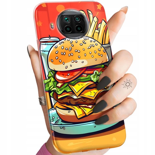 Etui Do Xiaomi Mi 10T Lite Wzory Hamburger Burgery Fast-Food Jedzenie Case Xiaomi