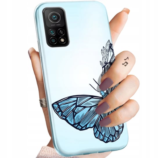 Etui Do Xiaomi Mi 10T Pro 5G Wzory Motyle Butterfly Barwne Obudowa Case Xiaomi
