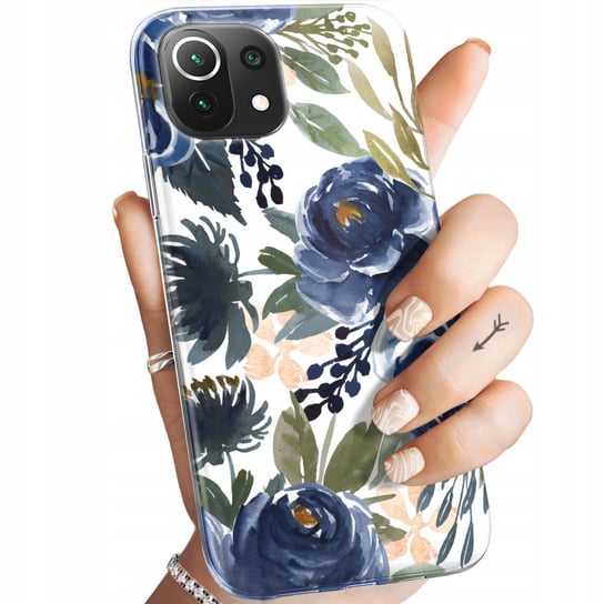 Etui Do Xiaomi Mi 11 Lite 4G / 5G | Ne Wzory Kwiaty Kwieciste Flower Case Xiaomi