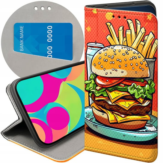 Etui Do Xiaomi Mi 11 Lite 4G / 5G Wzory Hamburger Burgery Fast-Food Futerał Xiaomi