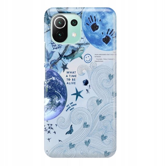 Etui Do XIAOMI Mi 11 LITE 5G NE Sea Life Water Ocean Niebieskie Morskie Wz Funnycase