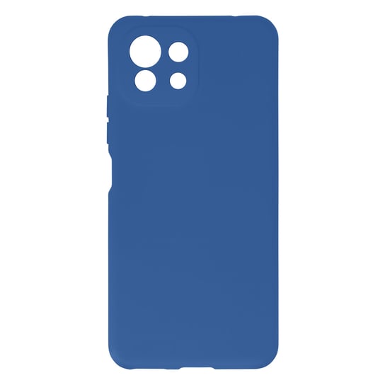 Etui do Xiaomi Mi 11 Lite Silikonowe Półsztywne Soft Touch niebieskie Avizar