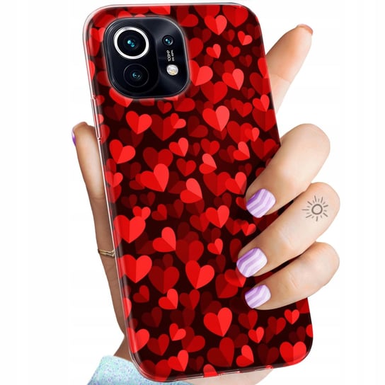 Etui Do Xiaomi Mi 11 Wzory Walentynki Miłość Serce Obudowa Pokrowiec Case Xiaomi