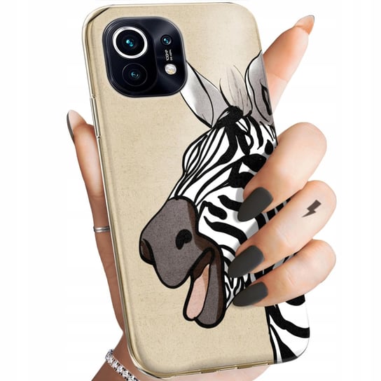 Etui Do Xiaomi Mi 11I Wzory Zebra Zeberka Paski Obudowa Pokrowiec Case Xiaomi