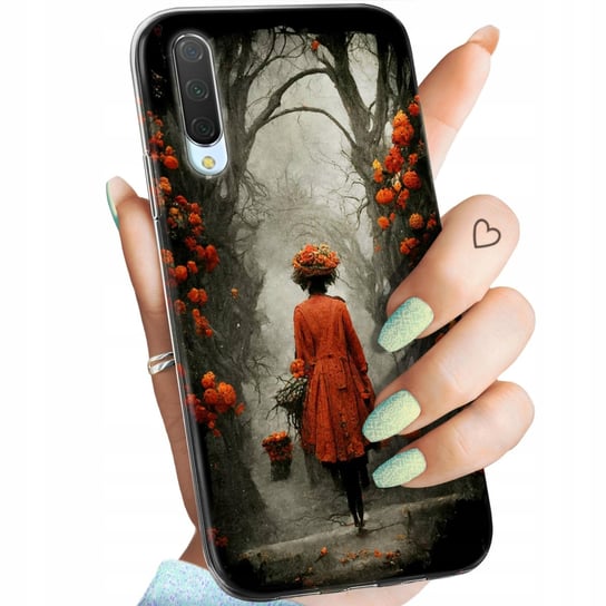 Etui Do Xiaomi Mi 9 Lite Wzory Jesień Liście Autumn Obudowa Pokrowiec Case Xiaomi
