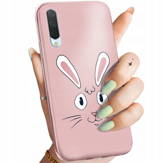 Etui Do Xiaomi Mi 9 Lite Wzory Królik Zając Bunny Obudowa Pokrowiec Case Xiaomi