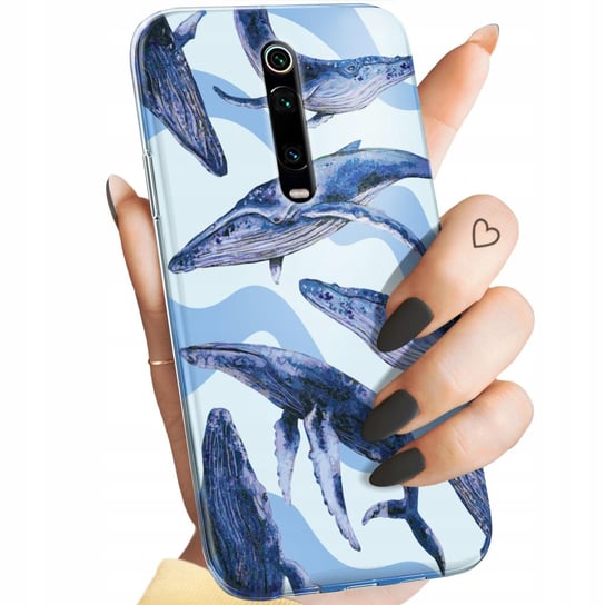 ETUI DO XIAOMI MI 9T / 9T PRO / REDMI K20 WZORY MORZE FALE WODA AQUA CASE Xiaomi